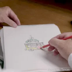 Enamel Taco Truck Charm -James Charm Sales 22 VID 0421 CM 6063 955370 EnamelTacoTruckCharm Social