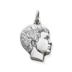 Boy's Profile Charm