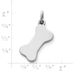Engravable Dog Bone Charm -James Charm Sales CM 1343 117137 rul