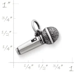 Microphone Charm -James Charm Sales CM 1758 418037 rul