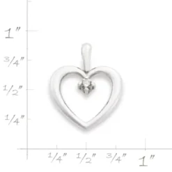 Heart With Diamond Pendant -James Charm Sales CM 1895 748377 rul