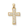 Plain Latin Cross Pendant With Diamonds -James Charm Sales CM 2229 774810