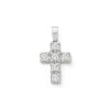 Petite Latin Cross Pendant With Diamonds -James Charm Sales CM 2244 207753