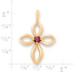 Avery Remembrance Birthstone Cross Pendant -James Charm Sales CM 2370 562316 rul