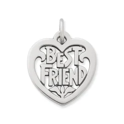 "Best Friend" Heart Charm