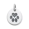 Heart Paw Pet Tag Charm