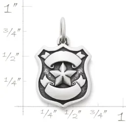 Law Enforcement Badge Charm -James Charm Sales CM 3288 798066 rul