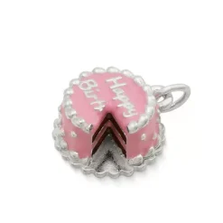 Enamel Birthday Cake Charm -James Charm Sales CM 3388 908912 alt02