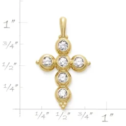 Antiquity Gemstone Cross Pendant -James Charm Sales CM 3416 305517 rul