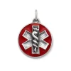 Enamel Medical Alert Charm -James Charm Sales CM 365 226065