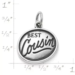 "Best Cousin" Charm -James Charm Sales CM 5541 861954 rul