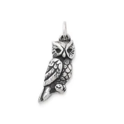 Sculpted Owl Charm