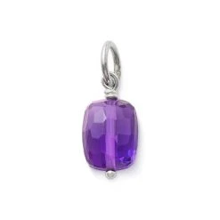 Faceted Gemstone Bead Pendant