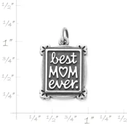Best Mom Ever Charm -James Charm Sales CM 5594 219279 rul