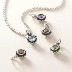 Elisa Gemstone Pendant -James Charm Sales CM 5609 gw
