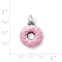 Enamel Frosted Donut Charm -James Charm Sales CM 5692 868575 rul