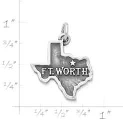 "Fort Worth" Charm -James Charm Sales CM 5717 906990 rul