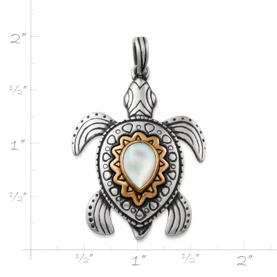 Sea Turtle Gemstone Pendant 3 Sea Turtle Gemstone Pendant - Image 3