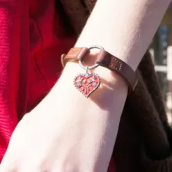 Enamel Hearts In Bloom Charm -James Charm Sales CM 5789 258927 IGC