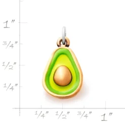 Enamel Avocado Charm -James Charm Sales CM 5804 705397 rul