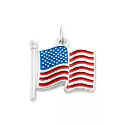 Enamel American Flag Charm 1 Enamel American Flag Charm