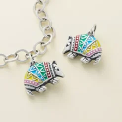 Enamel Festive Armadillo Charm -James Charm Sales CM 5846 949787 altS