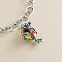 Enamel Party Frog Charm -James Charm Sales CM 5995 855797 altS