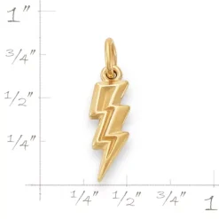 Lightning Bolt Charm 7 Lightning Bolt Charm -James Charm Sales CM 6005 121037 rul