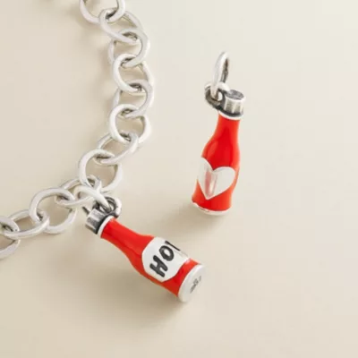 Enamel "Hot" Sauce Charm 3 Enamel "Hot" Sauce Charm - Image 3