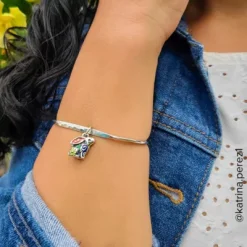 Enamel Festive Bunny Charm 7 Enamel Festive Bunny Charm -James Charm Sales CM 6034 425593 IGC