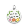 Enamel "He Is Risen" Charm