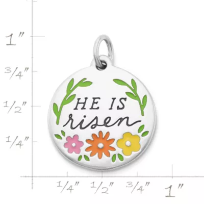 Enamel "He Is Risen" Charm 5 Enamel "He Is Risen" Charm - Image 5