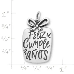 "Feliz Cumpleanos" Charm -James Charm Sales CM 6046 454289 rul