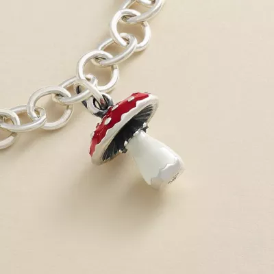 Enamel Mushroom Charm 2 Enamel Mushroom Charm - Image 2