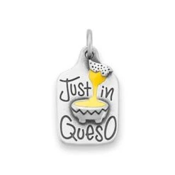 Enamel Just In Queso Charm