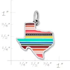 Enamel Texas Serape Charm -James Charm Sales CM 6074 265949 rul
