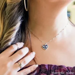 Enamel Written In The Stars Heart Charm -James Charm Sales CM 6078 459914 IGC