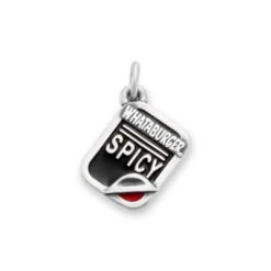Enamel "WhataburgerÂ® Spicy" Ketchup Charm