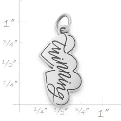 "Twinning" Charm -James Charm Sales CM 6105 179827 rul