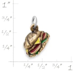 Enamel Cheeseburger Charm -James Charm Sales CM 6112 398462 rul