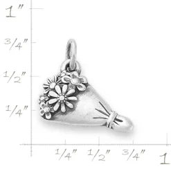 Floral Bouquet Charm -James Charm Sales CM 6118 738806 rul