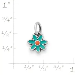 Enamel Mini Flower Charm -James Charm Sales CM 6124 655633 rul