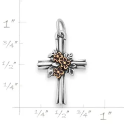 Growing In Faith Cross Charm -James Charm Sales CM 6132 446699 rul