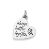 Always Better Together Heart Charm 17 Always Better Together Heart Charm -James Charm Sales CM 6136 543300