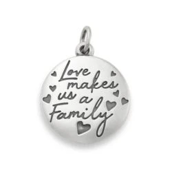 Love Makes Us A Family Charm