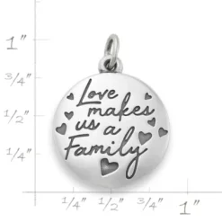 Love Makes Us A Family Charm -James Charm Sales CM 6137 473536 rul