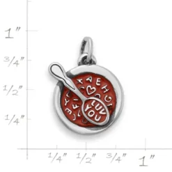 Enamel Alphabet Soup Charm -James Charm Sales CM 6141 475915 rul