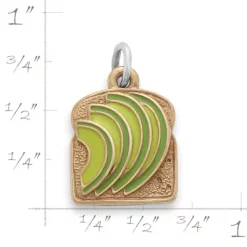 Enamel Avocado Toast Charm -James Charm Sales CM 6142 543949 rul