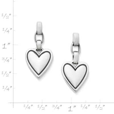 Timeless Heart Drop Earrings 4 Timeless Heart Drop Earrings - Image 4