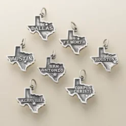 "Kerrville" Charm 6 "Kerrville" Charm -James Charm Sales TexasCities col 2